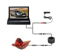 Telecamera Backup Per Opel Per Movano Vans 2010-2015 2016 Telecamera Per Retromarcia Con Luce Freno Per Auto Con Monitor Da 4,3 Pollici Retrocamera Auto(Foldingdisplaycamera 12 V)