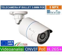 TELECAMERA BULLEIP 5 MPX ONVIF POE VIDEOANALISI 3.6MM ONVIF IP66 P2P CLOUD XMEYE