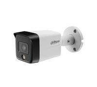 Dahua Telecamera IP Smart Dual Light da 6 MP per esterni con rilevamento umano, microfono integrato, visione notturna IR e luce calda 30 m, ottica fissa 2,8 mm, protezione IP67, alimentazione 12 V CC