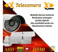 Telecamera Bullet via cavo 12V AHD 5MP PAL 1/3 Sensore Sony 3.6mm 30/40 Metri