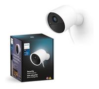 Telecamera cablata Philips Hue Secure - HD 1080P - Per interni ed esterni - Controllo con un'unica app - Bianco