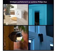 Telecamera cablata Philips Hue Secure - HD 1080P - Uso interno o esterno - Controllo con ununica app - Nero