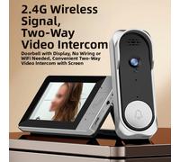 Telecamera campanello wireless schermo 43 pollici 1080P IP65 impermeabile con co