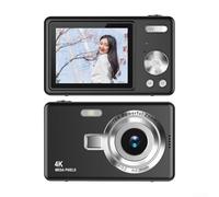 Telecamera CCD 1080P con risoluzione 96 MP, zoom digitale 16x, schermo LCD IPS da 2,4 pollici per uso flessibile in interni ed esterni (nero)