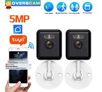 Telecamera CCTV di sicurezza wireless Wifi 5MP Mini telecamera di videosorveglianza per interni Rilevazione di movimento Smart Life Baby Monitor Tuya Smart