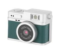 Telecamera Chiave per Portachiavi FHD Compact 1080p con Luce Flash per Viaggiatori, Piccola Fotocamera Digitale retrò con 4 Filtri per Fotografia Esterna (GREEN)