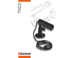 TELECAMERA COLORE TVCC BULLET BTICINO OTTICA 3,6MM VISUALE 70° VIDEOSORVEGLIANZA