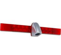 Telecamera con terza luce di arresto caratec safety cs111bla argento