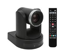 Telecamera con Zoom Ottico, Telecamera PTZ a Basso Rumore 1080P HD con Vite da 1/4 di Pollice per l'insegnamento Online (Spina UE)