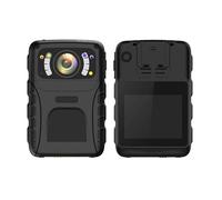Telecamera corporea, Fotocamera indossata dal corpo della batteria sostituibile for visione notturna IR con clip di montaggio for registratore indossabile impermeabile 1440P(128GB)
