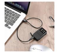 Telecamera corporea, Videocamera mini-tipo Videocamera portatile multifunzionale e compatta indossata dalla polizia, videocamera DV for guardia di sicurezza(With 16G)