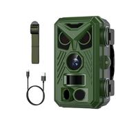 Telecamera da Caccia A Infrarossi HD 1080P da 2,4 Pollici con Visione Notturna, per Esterni, Ideale per il Tracciamento e La Sorveglianza Della Fauna
