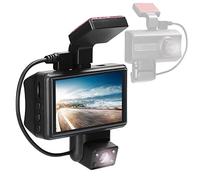 Telecamera da cruscotto 1080P DVR anteriore interna doppia guida schermo da 3 pollici Dashcam 170 grandangolare supporto vocale visione notturna - Loop