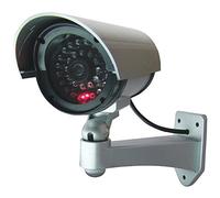 Telecamera da esterno finta dummy cam 30 finti led con lampeggiante IR infrarossi design professionale CCTV MWS