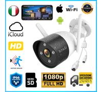 Telecamera da esterno sorveglianza wi-fi Videocamera 1080P wireless infrarossi