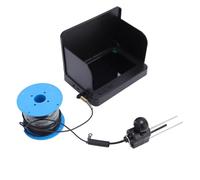 Telecamera da Pesca Subacquea, Ricerca di Pesce Portatile 1080p con Luce di Riempimento IR, luminosità di 1500cd, Cavo da 49,2 Piedi, LCD da 5 Pollici per Pesca in Barca per