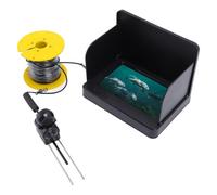 Telecamera da Pesca Subacquea, Telecamera da Pesca da 1080p con Luce di Riempimento IR, Ricerca di Pesce Portatile con Cavo da 65,6 Piedi, LCD da 5 Pollici per Pesca in Barca per