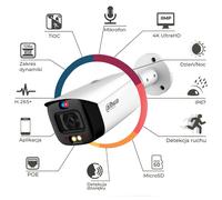 TELECAMERA DAHUA IP POE 8MP DETERRENZA ATTIVA TiOC FULL COLOR