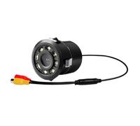Telecamera di assistenza al parcheggio, telecamera per retromarcia, visione notturna, CCD IP68, impermeabile, 170 gradi, immagine HD, telecamera di retromarcia per auto (8 luci perforate)