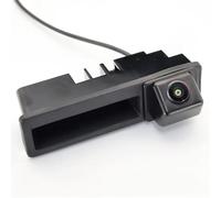 Telecamera di backup Telecamera Per Retromarcia Auto Per Audi A6 C6 4F S6 RS6 Q7 4L 2005~2015 AHD 170 ° FishEye Maniglia Per Camion Del Veicolo(Black b)