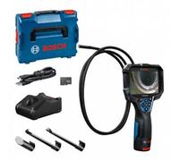 Bosch Professional Telecamera da ispezione GIC 12V-5-27 C (lunghezza cavo: 150 cm, funzione di orientamento AutoUp, display ad alta risoluzione: schermo da 5’’, 1.280x720 px, in L-boxx)
