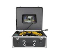 Telecamera di ispezione delle fognature di drenaggio,Telecamera di rilevazione della conduttura delle acque reflue con contatore strumenti, registrazione video DVR industriale della conduttura della