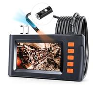 Telecamera di ispezione endoscopica HD 1080P LCD da 4,3'' con lente singola e doppia Telecamera endoscopica LP67 Telecamera a serpente impermeabile for scarichi domestici(2m,P210 Single lens)