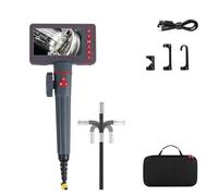 Telecamera di ispezione, Periscopio articolato endoscopio industriale con sterzo a 2 vie e 180 gradi, fotocamera impermeabile con schermo da 5 pollici(1m)