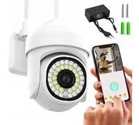 TELECAMERA DI PROTEZIONE IP WIFI INTELLIGENTE PER ESTERNI, ROTANTE, FULL HD 2MP