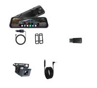 Telecamera di retromarcia 4K Dashcam 9,66 '' specchio Dash Car Camera 2.5K supporto WIFI GPS ADAS Touch Screen Video Recorder Black Box (128 GB, A60-6M RCC) (A60-6M RCC/64 GB)