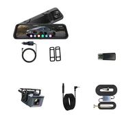 Telecamera di retromarcia 4K Dashcam 9,66 '' specchio Dash Car Camera 2.5K supporto WIFI GPS ADAS Touch Screen Video Recorder Black Box (128 GB, A60-6M RCC) (A60-6M RCC-BL/128 GB)