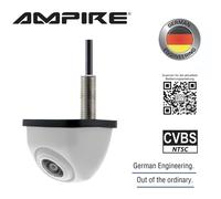 Telecamera di retromarcia AMPIRE KCX102W (CVBS), 155°, cavo da 8 m / telecame...