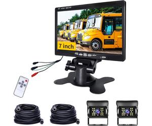Telecamera Di Retromarcia Auto Con Monitor LCD 7 Pollici E 2Telecamera Posterio