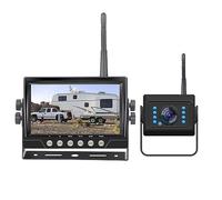 Telecamera di retromarcia Kit Di Telecamere Di Retromarcia Digitale 1080P: Wireless 200M, Schermo Ips Ahd Da 7 Pollici, Impermeabile Ip69K, Per Camper, Camper, Yacht E Camion.