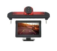 Telecamera di Retromarcia Per FIAT Per Ducato 2006-2015 Telecamera Posteriore Per Auto Con Visione A 170 Gradi, Luce Freno, Monitor Da 4,3 Pollici Retrocamera Auto(Nero)
