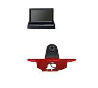 Telecamera di Retromarcia Per Peugeot Per Expert 2007-2016, Telecamera Posteriore Con Luce Freno E Monitor Da 4,3 Pollici Retrocamera Auto(B Foldingdisplaycamera)