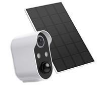 Telecamera di sicurezza 1080p con suono bidirezionale Rilevamento intelligente Visualizzazioni notturne Impermeabile per interni ed esterni a due vie conversazione