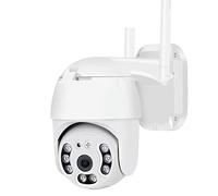 Telecamera di sicurezza, 4G SIM Card Telecamera IP 1080P 3MP Full HD Wireless Telecamera di sicurezza PTZ for esterni Telecamera bidirezionale Audio Ai Human Detect Telecamera CCTV(4G 3MP 64GB Card)