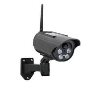 Telecamera di sicurezza ad azionamento solare Dispositivo di sorveglianza falsa esterna Prevenzione furto per uso commerciale residenziale Fotocamera solare falsa per giardino