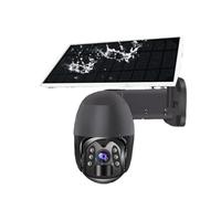 Telecamera di sicurezza ad energia solare, telecamera esterna senza fili a alimentazione solare,1080p Cam di sicurezza WiFi - 3 Milioni di Pixel Notturni monitor audio a 2 vie per il luogo di lavoro