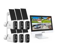 Telecamera di sicurezza ANNKE 4MP Wi-Fi monitor 12'' visione notturna a colori