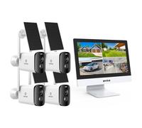 Telecamera di sicurezza ANNKE 4MP Wi-Fi monitor 12'' visione notturna a colori