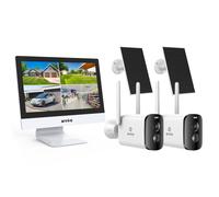 Telecamera di sicurezza ANNKE 4MP Wi-Fi monitor 12'' visione notturna a colori