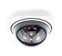 Telecamera di Sicurezza cupola Finta con LED Illuminati, Effetto Realistico CCTV Camera, per Interni ed Esterni, Impermeabile