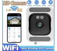 Telecamera Di Sicurezza Da Finestra Wifi 2.4/5GHz Con Visione Notturna 1080P