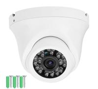 Telecamera di sicurezza dome con obiettivo varifocale, videosorveglianza ibrida Full HD, visione diurna e notturna a LED a infrarossi, resistente