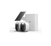 Telecamera di sicurezza esterna ARLO Ultra 3 4K Kit 2 telecamere con Smart Hub e pannello solare Bianco - Nouvo