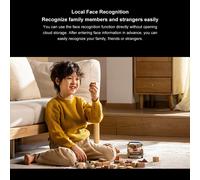 telecamera di sicurezza intelligente Wi-Fi 4K 8MP con AI, visione notturna, panoramica a 360