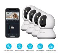 Telecamera di Sicurezza Interna Blurams 2K (1-4 Pezzi), Telecamera di Sicurezza Domestica per Cani/Anziani, Telecamera di Sicurezza con Chiamata One-Touch, Aggiornamento A31S