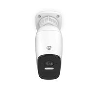 TELECAMERA DI SICUREZZA IP NEDIS WIFICBO32WT 4Mp 2560 x 1440 pixel, Visione Notturna, audio 2 vie, Rilevamento, da Esterno, Wi-Fi 2,4 GHz, Microfono integrato, Sistema di alimentazione: Adattatore di